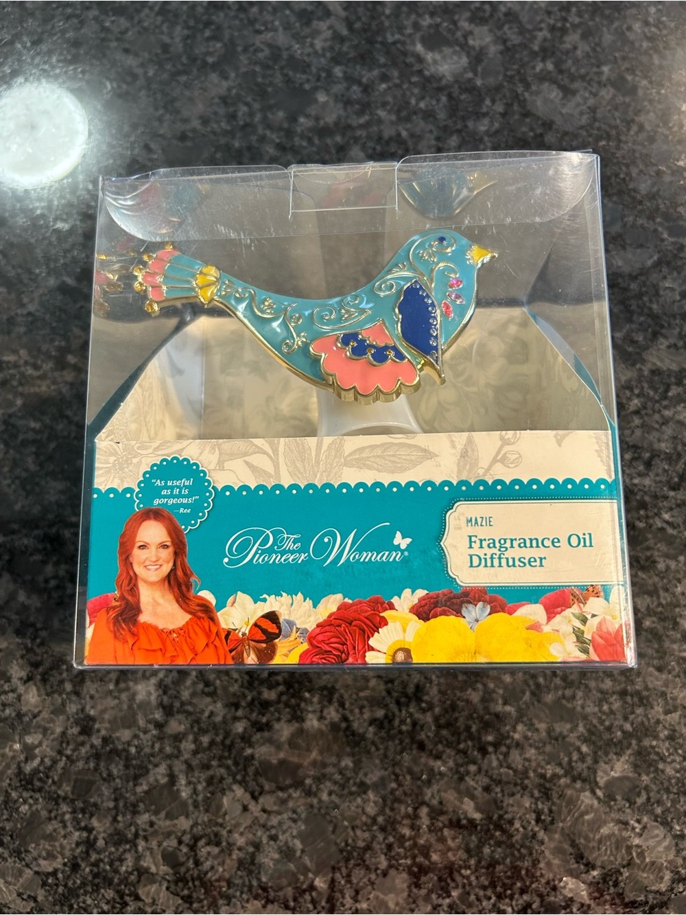 The Pioneer Woman Mazie Bird Plug-In Diffuser - Teal, Coral, Navy